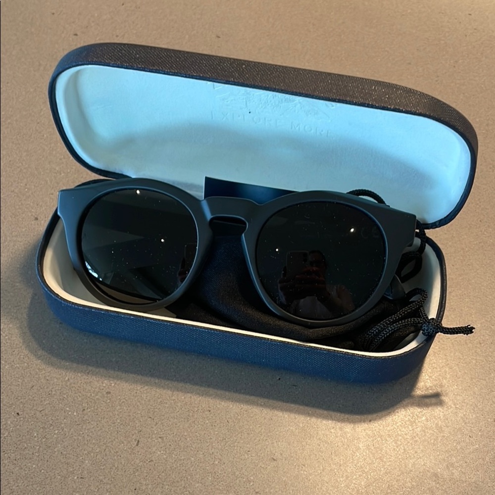 Zeal Black Sunglasses with Case